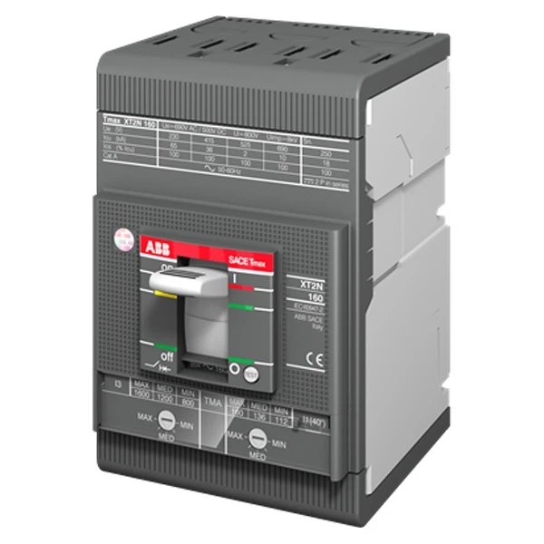 Автоматический выключатель XT2N160 TMD,16-300 3p FF, для защиты цепей от КЗ и перегрузки 9CNB1SDA067010R1