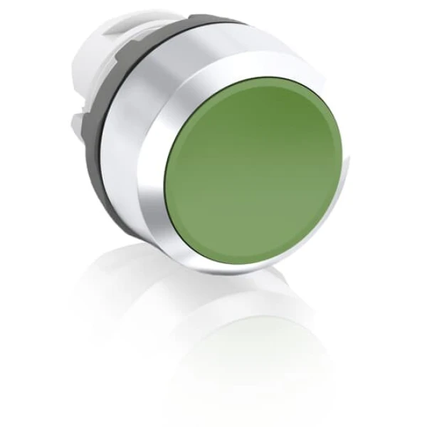 Кнопка MP1-20G зеленая без подсветки, без фиксацией (только корпус) 1SFA611100R2002