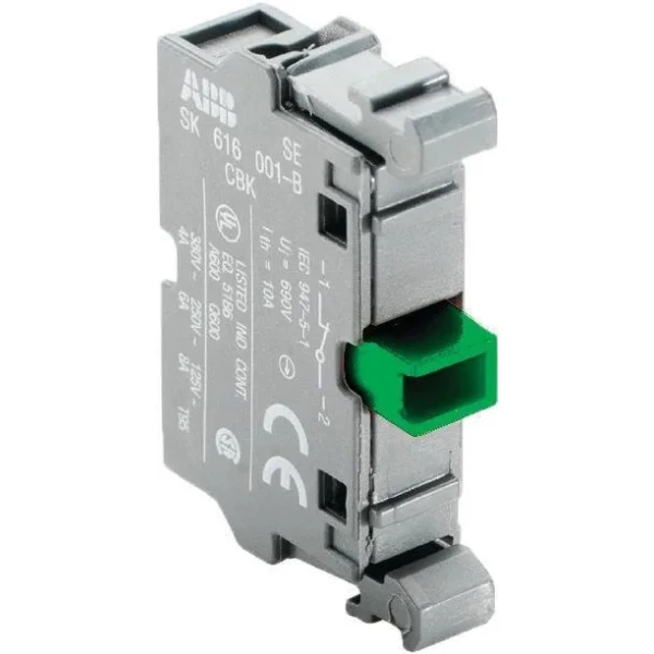 Контактный блок МСВ-10 фронтального монтажа 1НО 1SFA611610R1001