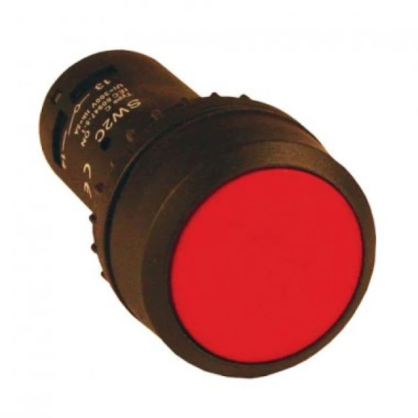 Кнопка SW2C-11с фиксацией красн. NO+NC sw2c-11f-r