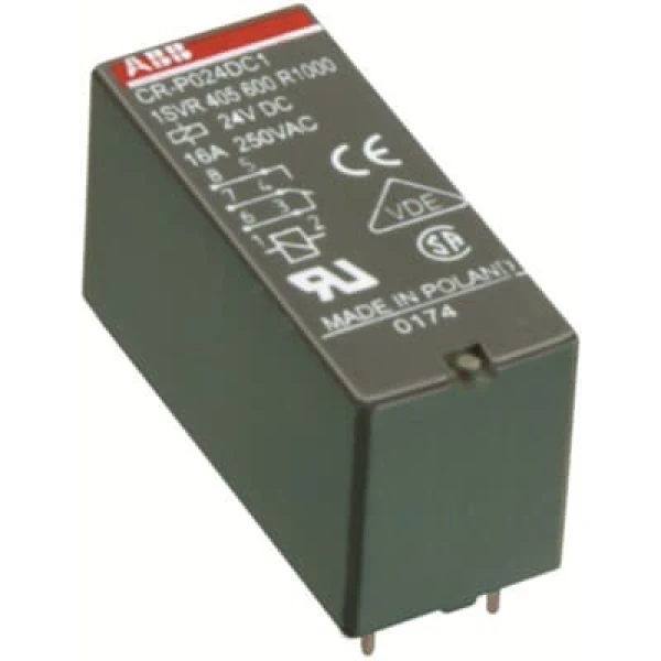 Реле CR-P024DC1 24B DC 1ПК (16A) 1SVR405600R1000